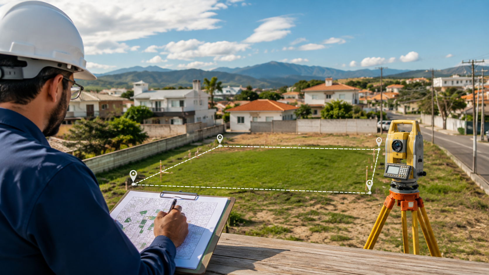 empresa de topografia e regularização fundiária com apoio técnico de engenharia